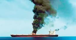 দুবাই জলসীমায় কুয়েতি ট্যাংকারে ইরানের ড্রোন হামলা