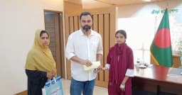 খেলার মাঠে আহত মিথিলার পাশে ক্রীড়া প্রতিমন্ত্রী আমিনুল হক