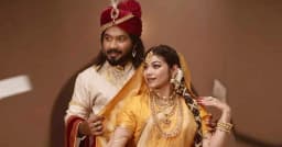 হঠাৎ রাজকীয় লুকে পলাশ-ইভানা!