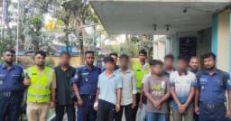 শাল্লায় সন্ত্রাসবিরোধী আইনের মামলায় ৭ জন গ্রেপ্তার
