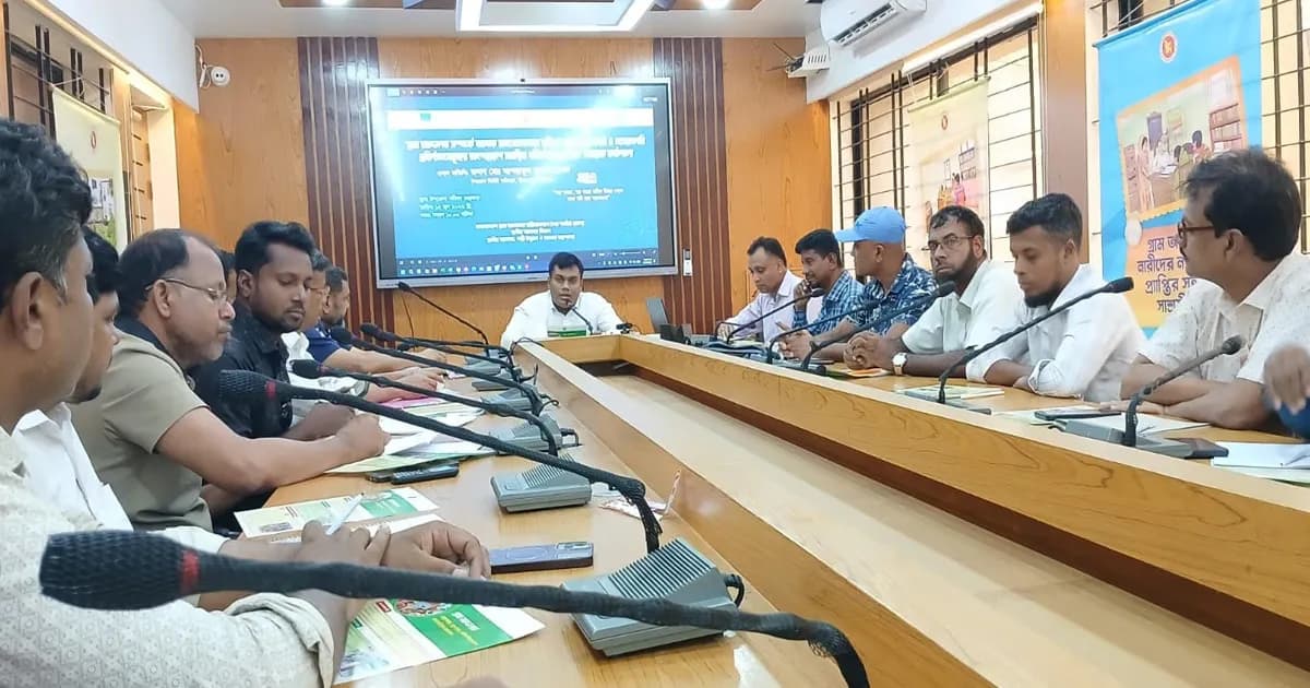 গ্রাম আদালত পরিকল্পনা প্রণয়নে জীবননগরে দিনব্যাপী কর্মশালা
