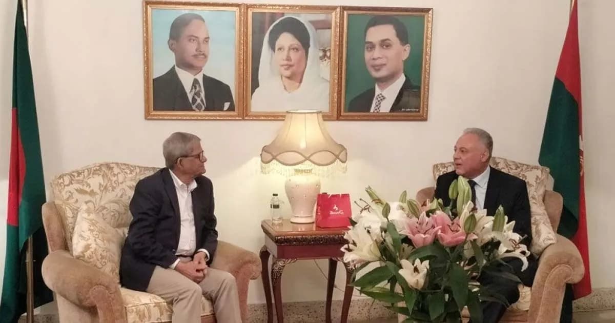 মির্জা ফখরুলের সঙ্গে মিশর রাষ্ট্রদূতের সৌজন্য সাক্ষাৎ