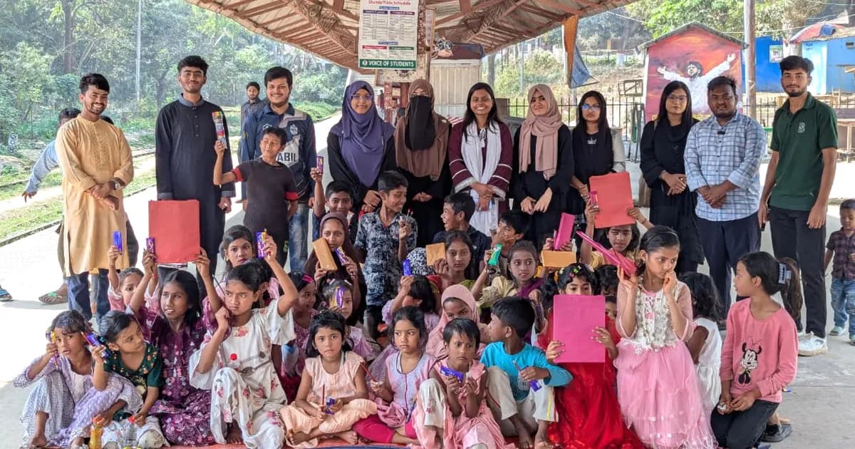 চবি ক্যাম্পাসে সুবিধাবঞ্চিত শিশুদের নিয়ে ভিন্ন আয়োজন