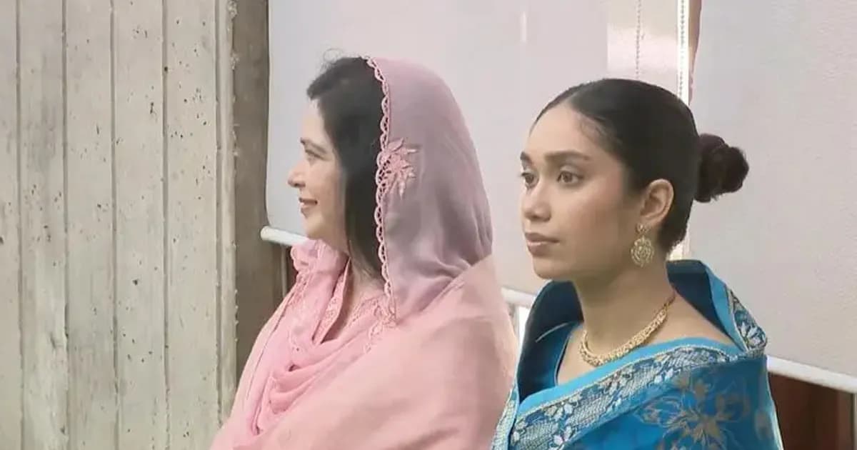 জুবাইদা রহমান ও জাইমা রহমান এসেছেন শপথ অনুষ্ঠানে