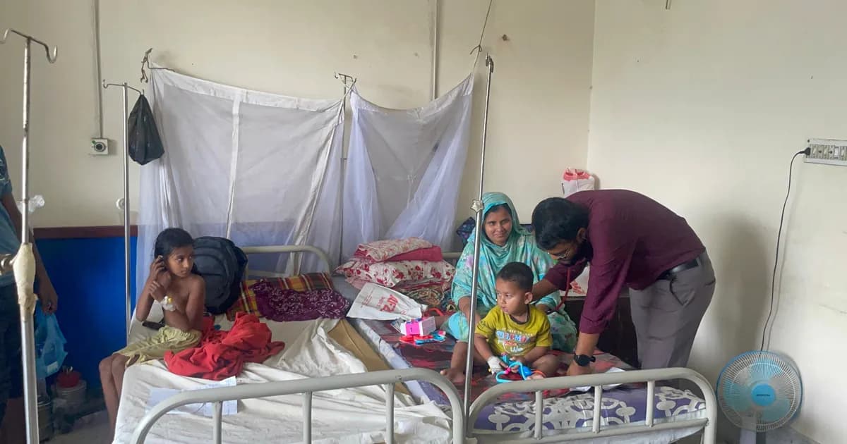 কুলাউড়ায় হামের আতঙ্ক, হাসপাতালে ভর্তি ৮ শিশু