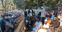 প্রতিবন্ধী বিদ্যালয়ের শিক্ষকদের লংমার্চ টু যমুনায় পুলিশের বাধা