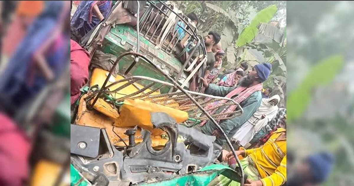 রাজশাহীতে অটোরিকশা-ভটভটির মুখোমুখি সংঘর্ষে নিহত ৩