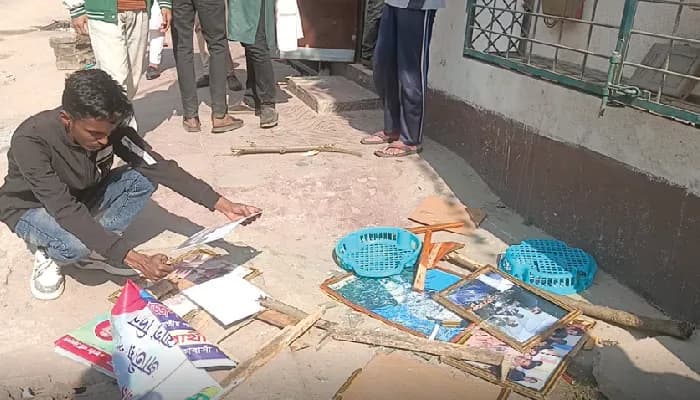 নওগাঁয় জাতীয় পার্টির অফিসে ভাঙচুর, মিটিং পণ্ড