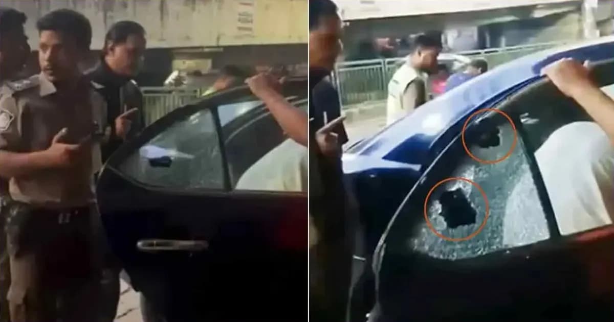 ফুটপাতে পার্কিং করা ছিল গাড়ি, সিএনজিতে এসে গুলি করে দুর্বৃত্ত