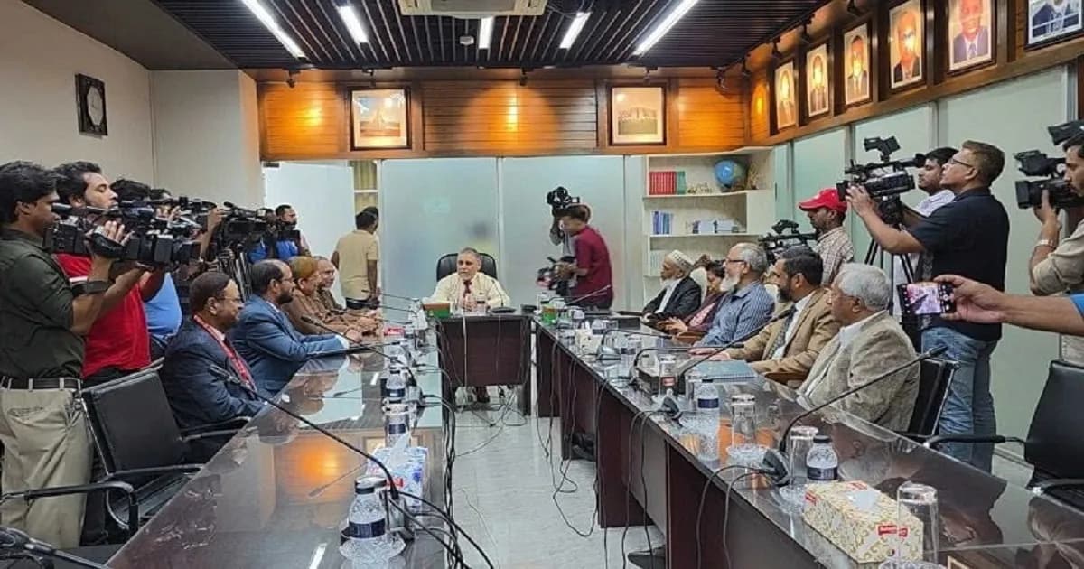 নির্বাচনী দায়িত্ব বিতরণের বিষয়ে সিইসির সঙ্গে বৈঠকে জামায়াত