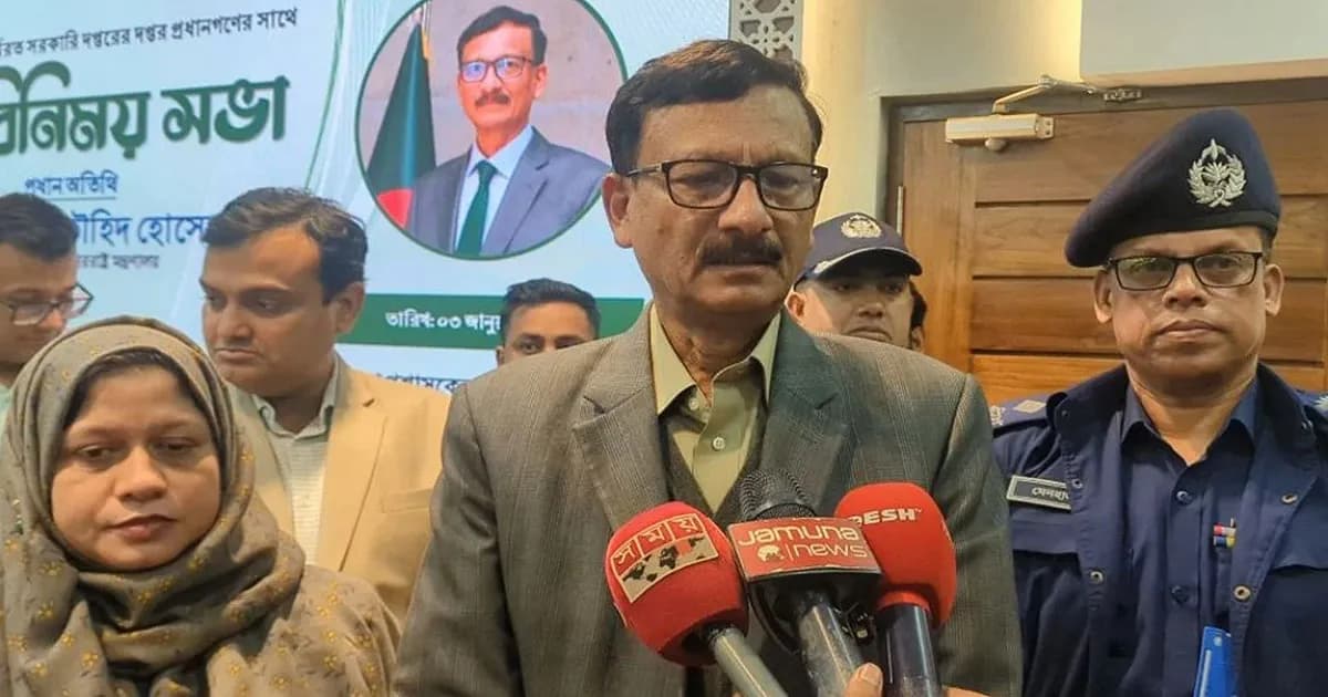 আমরাই নির্বাচনের আয়োজন করছি, বহির্বিশ্বের কোনো চাপ নেই