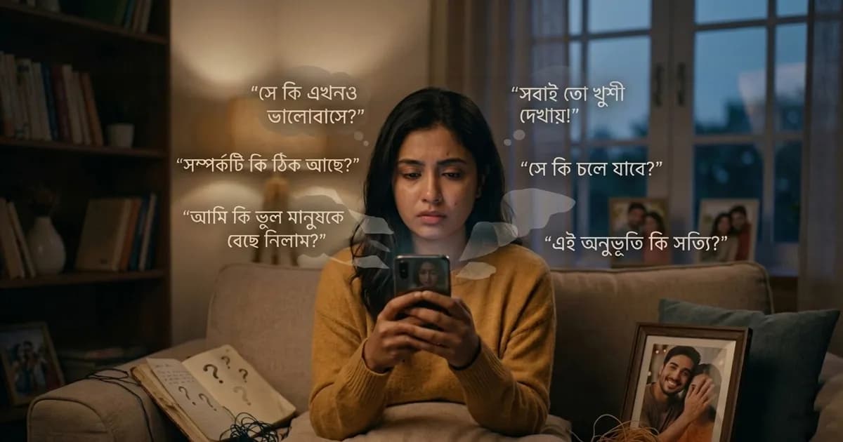 বারবার মনে হচ্ছে ভালোবাসা কমে গেছে? বাস্তবতা নাকি মনের ভুল