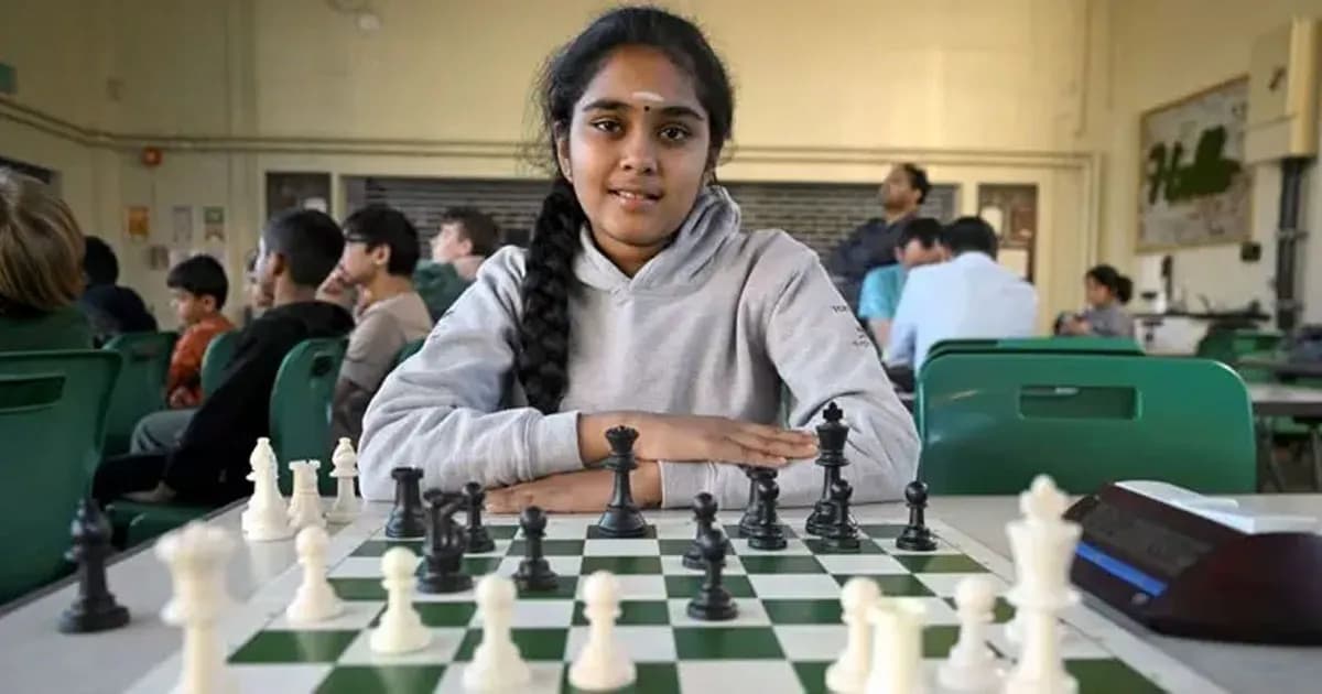 দাবায় নতুন ইতিহাস গড়লেন ১১ বছরের বোধনা শিবানাবন্দন