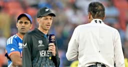 ফাইনালে টস জিতে ভারতকে ব্যাটিংয়ে পাঠাল নিউজিল্যান্ড