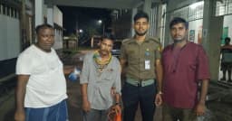 সরকারি তার চুরির চেষ্টাকালে আনসার সদস্যদের হাতে যুবক আটক