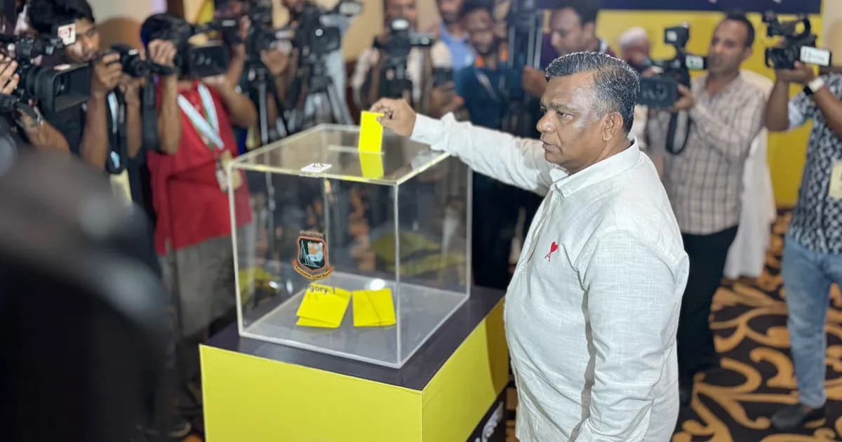 বিসিবি নির্বাচনে ভোট দিলেন আমিনুল, জানালেন প্রতিক্রিয়া