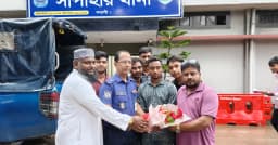 সাপাহার থানার নতুন ওসি হিসেবে দায়িত্ব নিলেন শাহীন রেজা