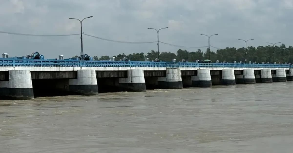 বাড়ছে তিস্তার পানি, বিপৎসীমার কাছাকাছি নদীর প্রবাহ