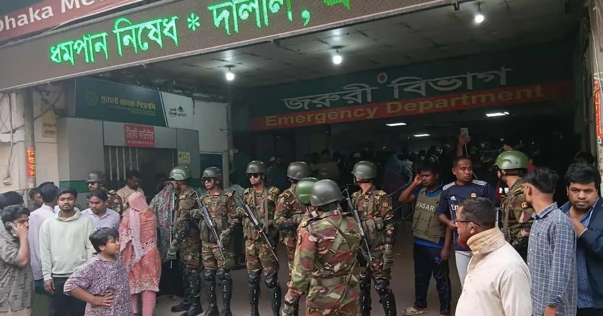 হাদির চিকিৎসার জন্য রক্ত সংগ্রহ করছে সেনাবাহিনী