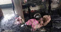 কাপাসিয়ায় আগুনে ব্যবসায়ীর ঘর পুড়ে ছাই, ক্ষতি ১০ লাখ টাকা