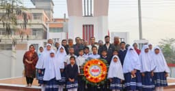 যবিপ্রবিতে যথাযোগ্য মর্যাদায় অমর একুশে পালন