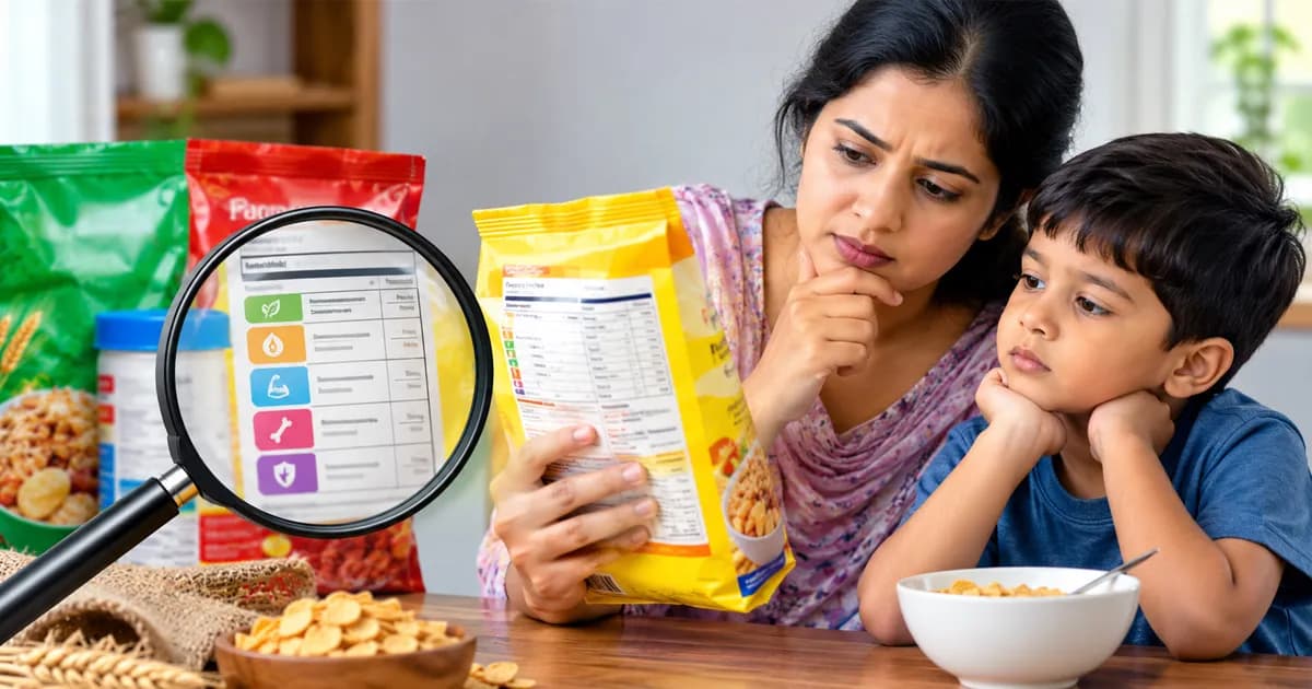 প্যাকেটের পুষ্টির দাবি কতটা ভরসার, জানেন কি অভিভাবকরা?