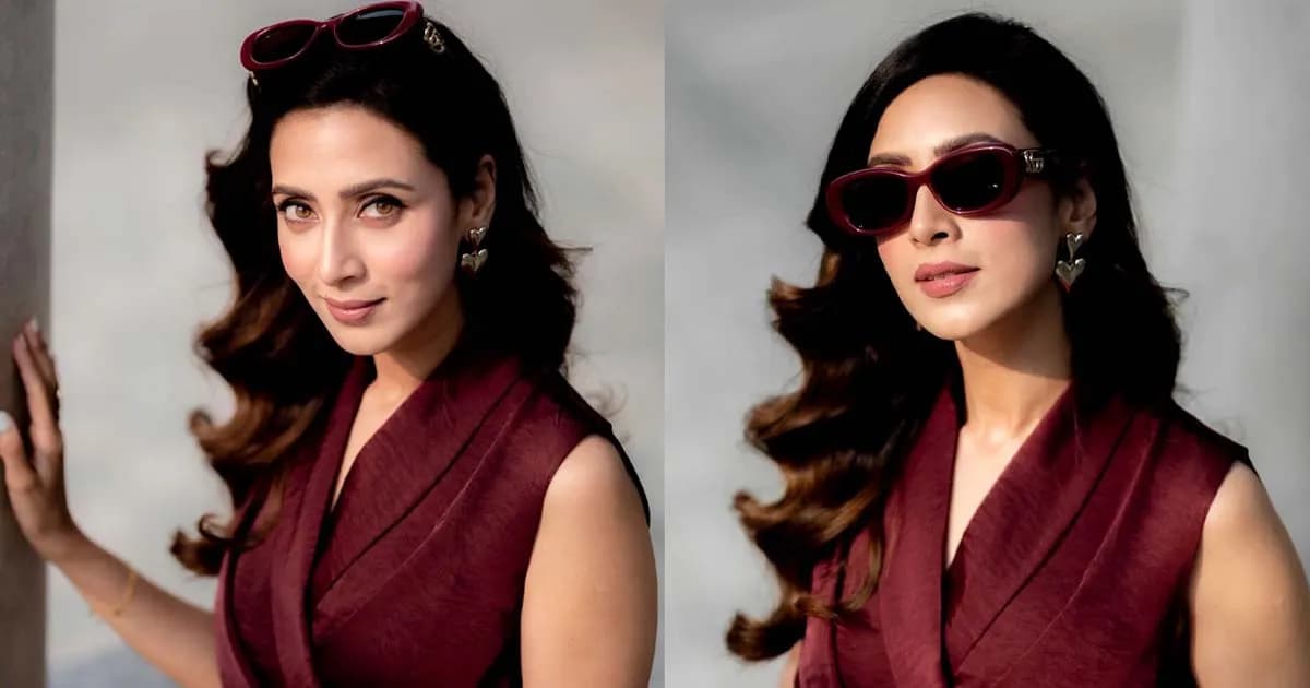 ‘মেরুন কুইন’ লুকে মিম, তাক লেগে গেল ভক্তদের!