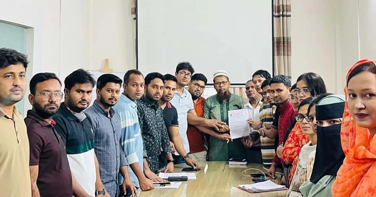 ফেয়ার জকসু নির্বাচন নিশ্চিতে ১২ দফা দাবিতে ছাত্রদলের স্মারকলিপি