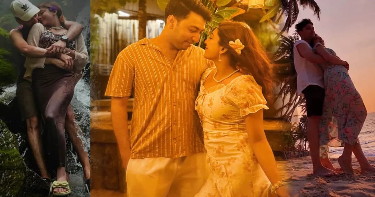 হানিমুনের রোমান্টিক মুহূর্তের ছবি প্রকাশ করলেন অভিনেত্রী