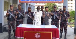 দিনাজপুরে বিজিবির অভিযানে দুষ্প্রাপ্য ৩টি মূর্তি উদ্ধার