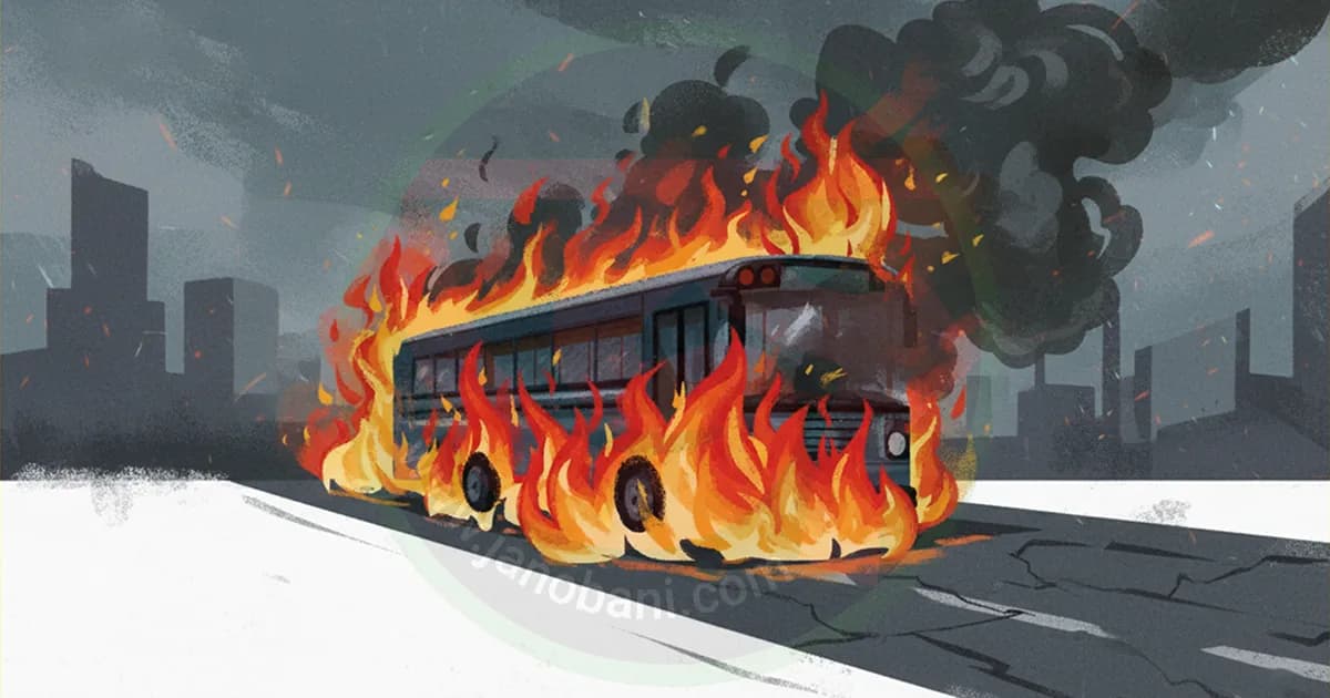 রাতজুড়ে আতঙ্ক: রাজধানীসহ দেশের পাঁচ জেলায় যানবাহনে আগুন