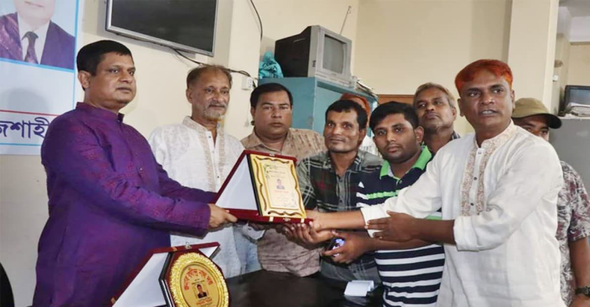 রথীন্দ্রনাথ দত্ত যুগ্ম-সচিব হওয়ায় প্রেস ক্লাবের সংবর্ধনা