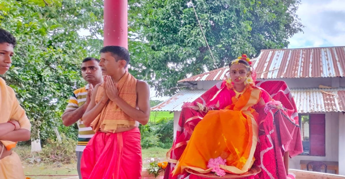 শ্রীমঙ্গলে কুমারী পূজা অনুষ্ঠিত
