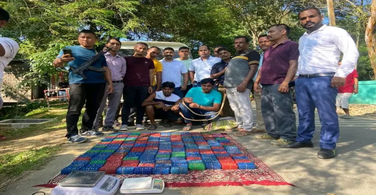 করিমগঞ্জে ২০ কোটি টাকার হেরোইন বাজেয়াপ্ত, ২ জন গ্রেফতার