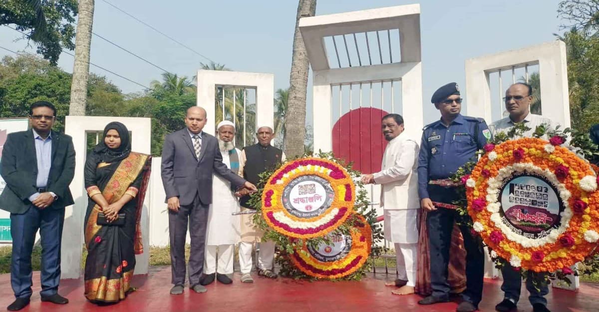 চুনারুঘাট শহীদ বুদ্ধিজীবি দিবস পালন