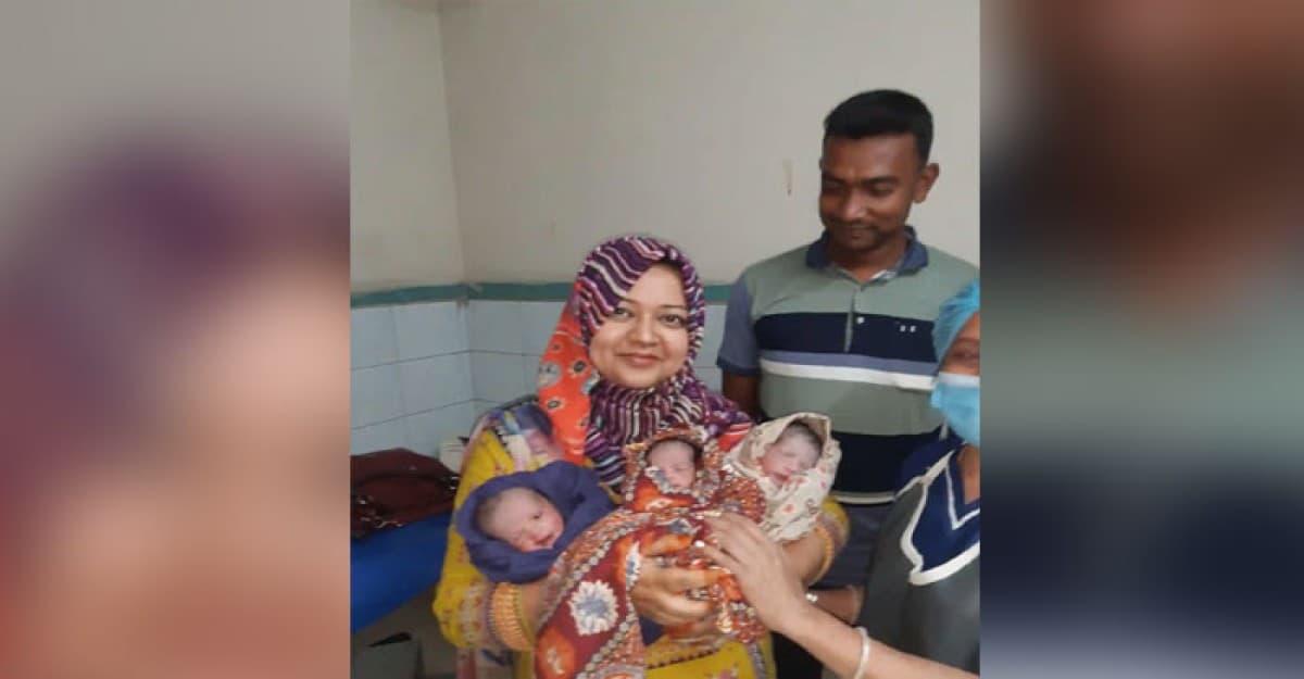 শার্শায় একসঙ্গে তিন সন্তান প্রসব
