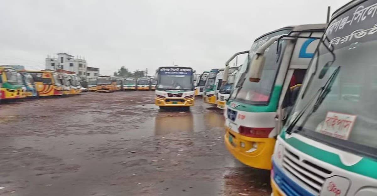 হবিগঞ্জে অনির্দিষ্টকালের পরিবহন ধর্মঘট শুরু