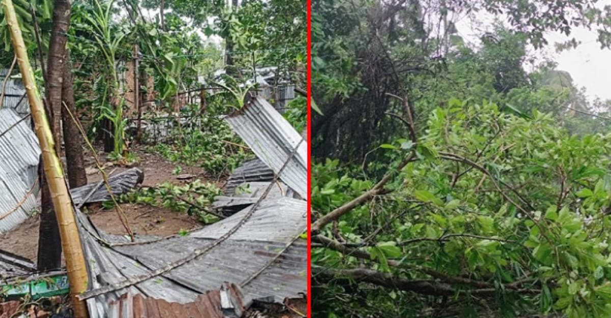 মোখার তাণ্ডব: সেন্টমার্টিনে ৮০ শতাংশ ঘরবাড়ি ক্ষতিগ্রস্ত