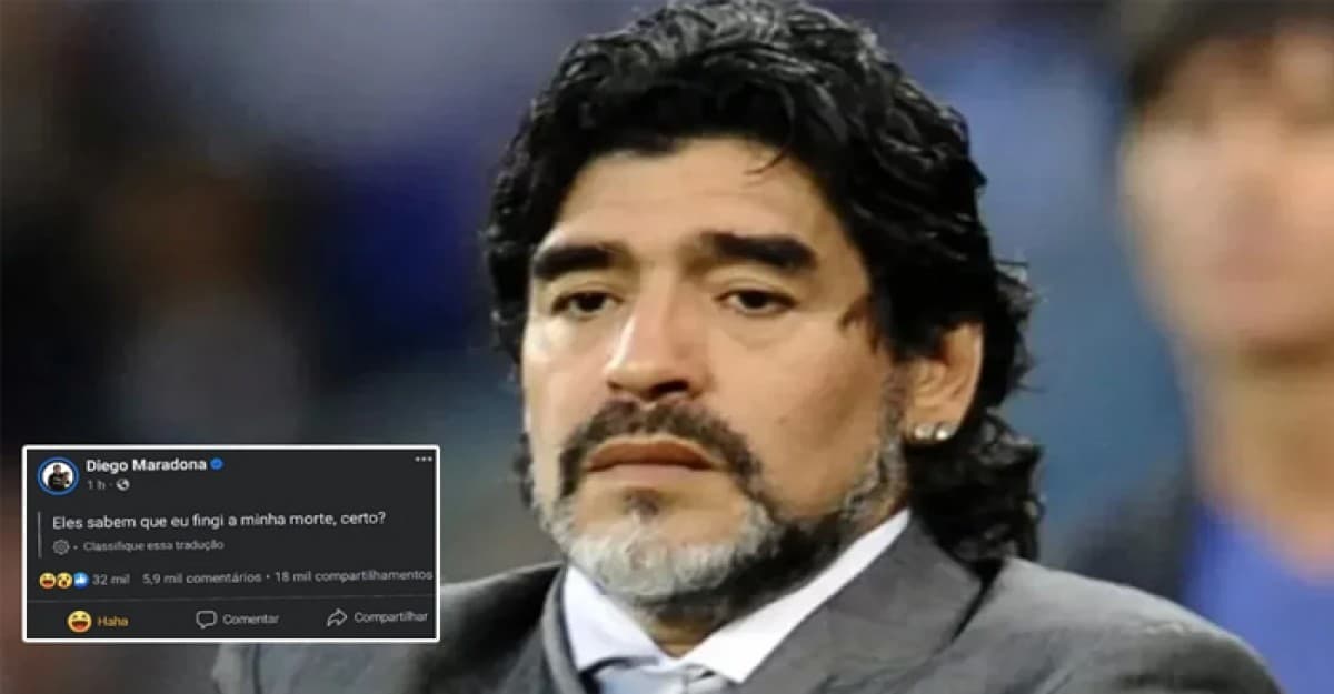 হঠাৎ ম্যারাডোনার ফেসবুকে পোস্ট ‘আমার মৃত্যুর খবরটি সঠিক নয়’