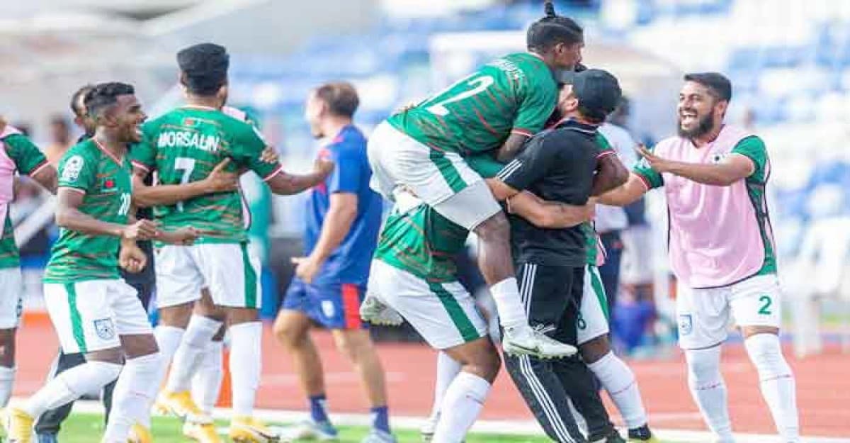 মালদ্বীপকে ৩-১ গোলে হারাল বাংলাদেশ