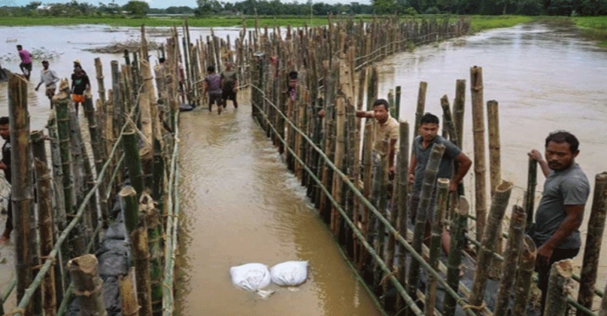 বাঁধ থেকে পানি ছাড়ছে ভুটান, বহু গ্রামে বন্যার আশঙ্কা আসামে