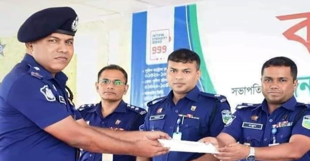 ময়মনসিংহের শ্রেষ্ঠ ওসির পুরস্কার পেলেন শাহ কামাল