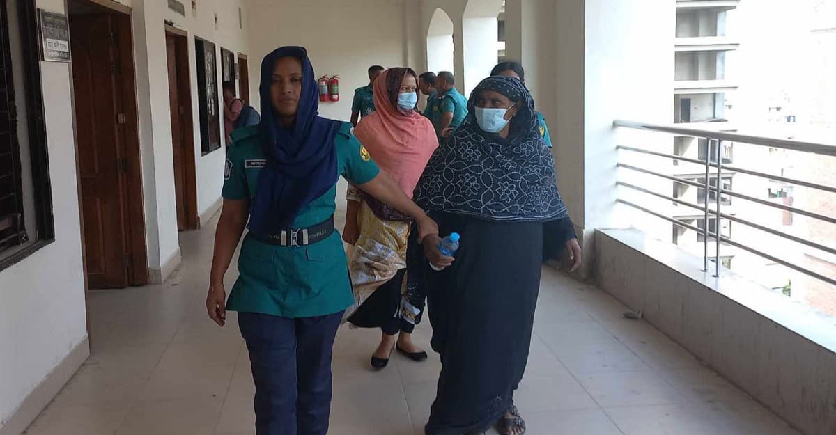 জেপি নেতা হত্যা: ৫ দিনের রিমান্ডে মা-মেয়ে