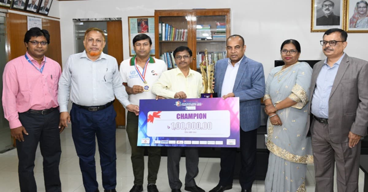 বসুন্ধরা গ্রুপ আন্তঃব্যাংক দলগত দাবা প্রতিযোগিতায় চ্যাম্পিয়ন জনতা ব্যাংক