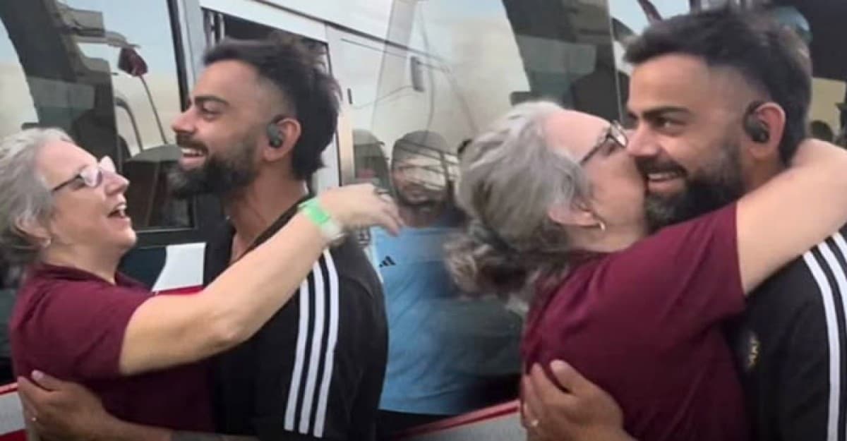 ছেলের খেলা দেখতে নয়, কোহলির খেলা দেখতে মাঠে হাজির জশুয়ার মা