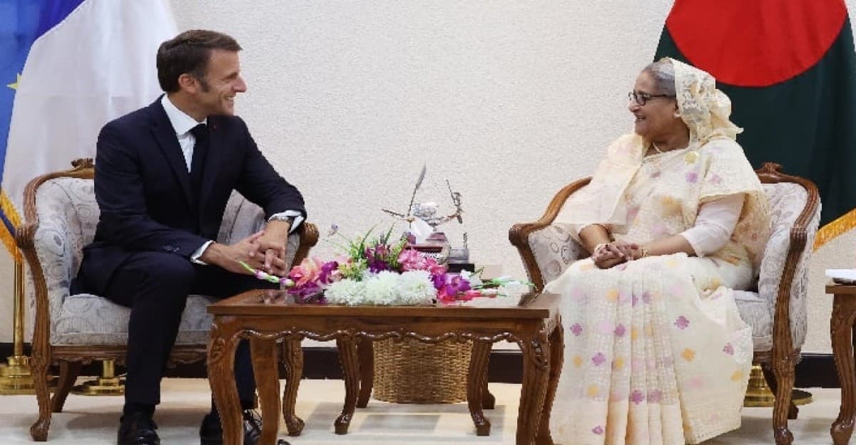 স্মার্ট বাংলাদেশ গড়তে ফ্রান্স পাশে থাকবে: প্রধানমন্ত্রী