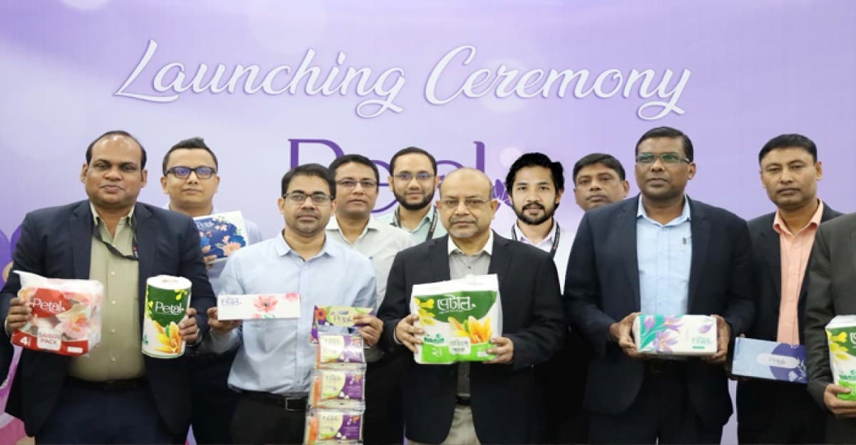 আরও কোমল টিস্যু নিয়ে বাজারে এলো বসুন্ধরার নতুন ব্র্যান্ড ‘পেটাল’