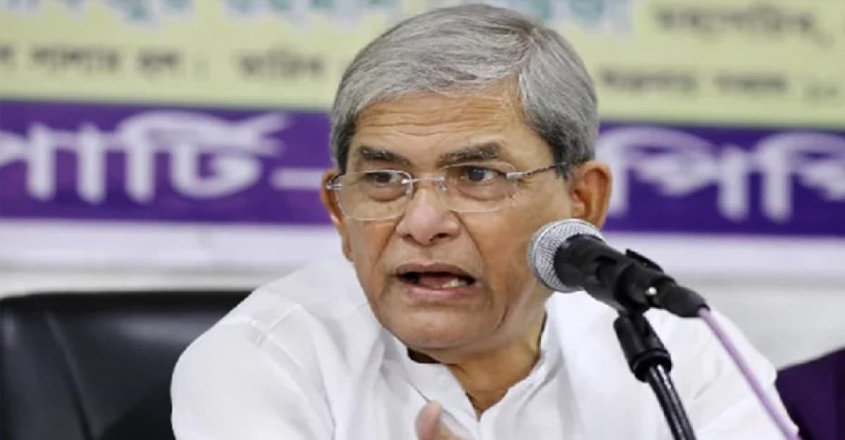 অক্টোবরের মধ্যেই সরকারের পতন ঘটানো হবে: ফখরুল