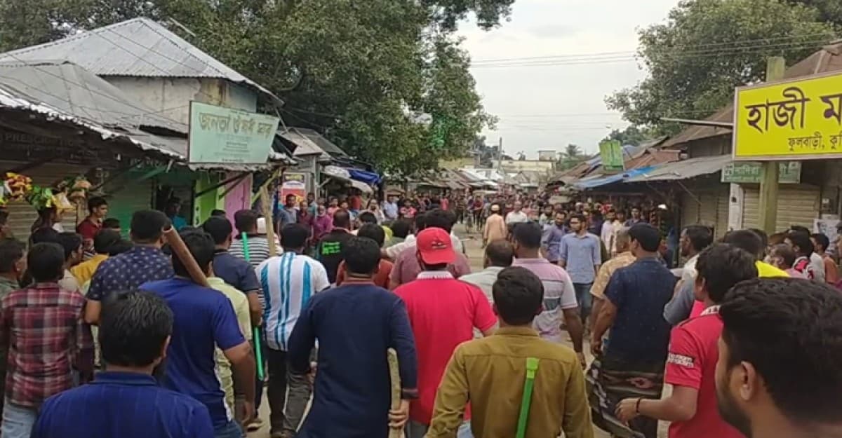 ফুলবাড়ীতে সংঘর্ষের ঘটনায় বিএনপির ৪০ জন নেতাকর্মীর বিরুদ্ধে মামলা
