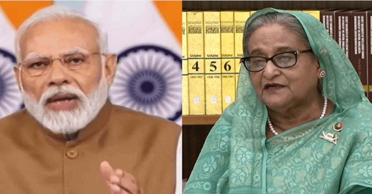 তিন উন্নয়ন প্রকল্পের উদ্বোধন করলেন হাসিনা-মোদি